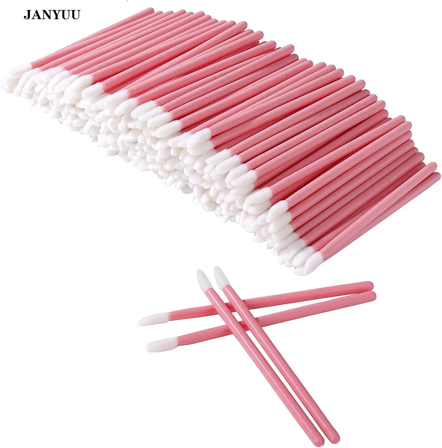 Lot de 1000 pièces de baguettes de brillant à lèvres jetables, applicateur doux, accessoires pour femmes, brosse à lèvres, baguettes de Mascara, Micro brosse cosmétiques