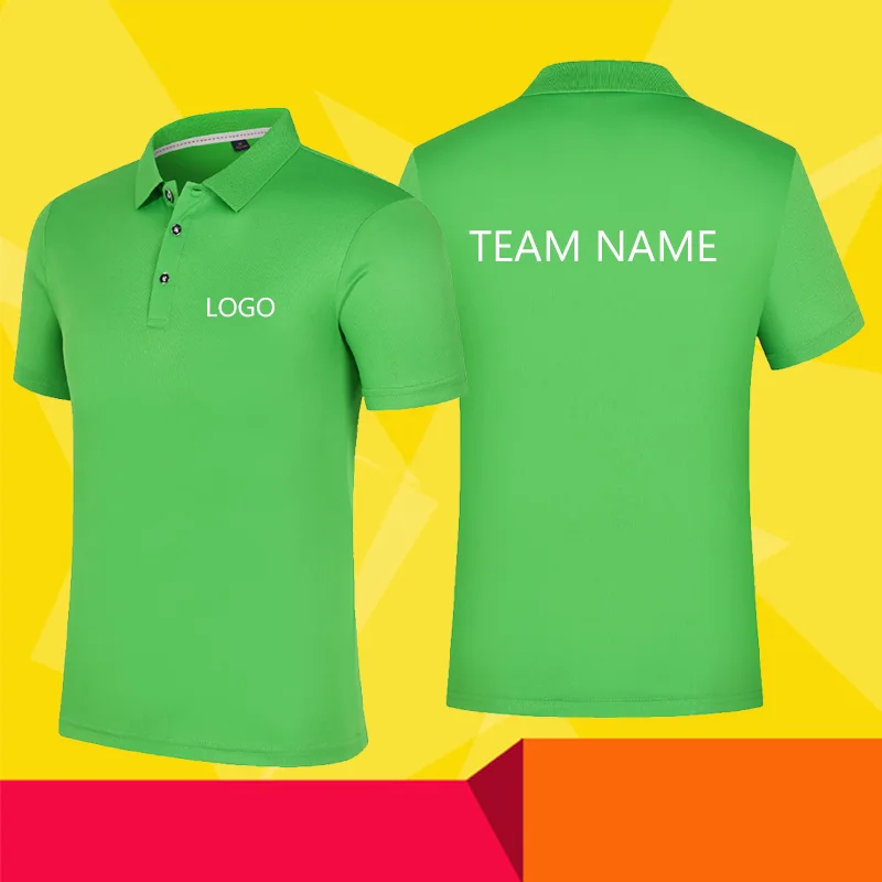 High-End Customization POLO Shirt Quick-Drying Polo T Shirt For Men Sports Polo Custom 1 PCS Couple Shirt Diy Your Name Camisas