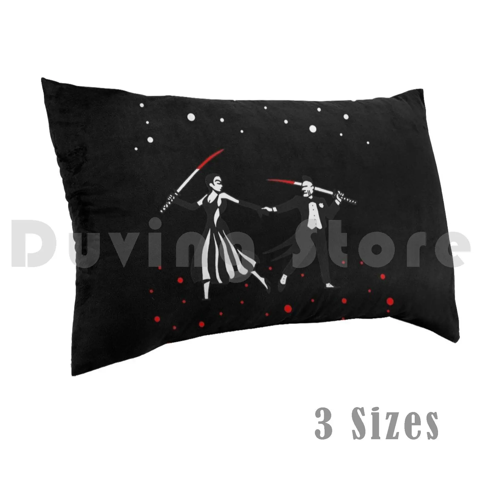 Kill Ginger And Fred ( On Black ) Pillow Case DIY 50*70 Astaire Ballroom Frank Miller Fred Ginger Katana