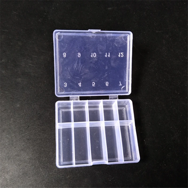 1pcs Fishing Tackle Boxes 10 Transparent Compartments Plastic Fishing Lure Bait Hook Storage Case Tackle Box High Strength Box