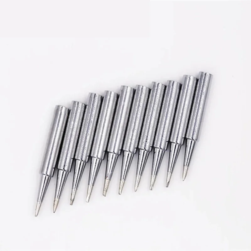 10Pcs/lot 900M-T Soldering Tip 900M-T-K 900M-T-IS Soldering Replacement de soldadura Solder Iron Tips Sting Soldering Iron Tip