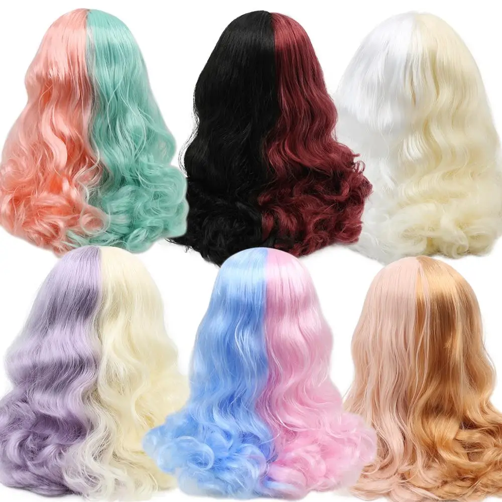 

ICY DBS blyth doll rbl scalp and dome wavy hair wig for custom doll anime toy