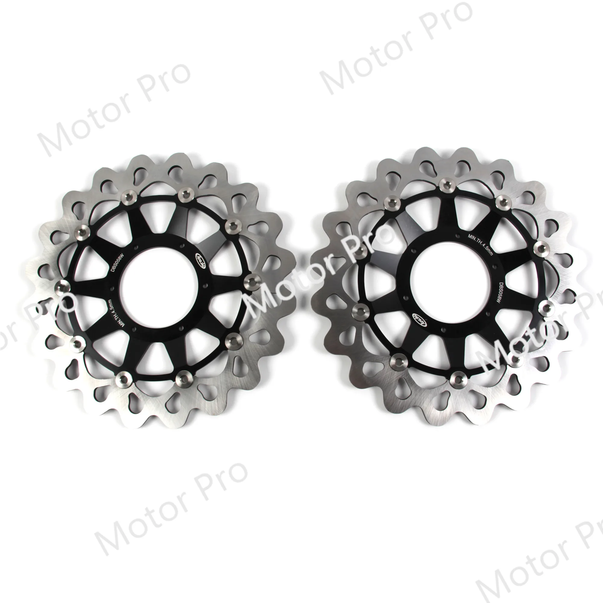 2PCS CNC Floating Disk Front Brake Disc Rotor For Honda CBR1000RR 2008 2009 2010 2011 2012 2013 2014 2015 2016 / CBR 1000 RR SP