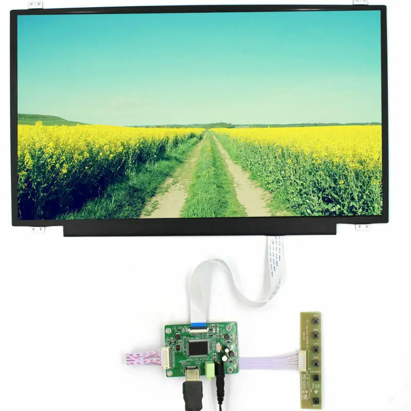 Kit de placa controladora de LCD para B140XTN02.6 1366X768, panel de pantalla LED EDP, bricolaje, 2019