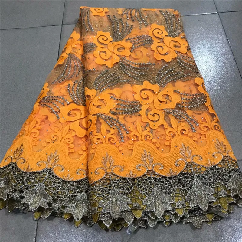 Latest Nigerian French Swiss Voile Lace In Switzerland For Party 2020 green/gold New Design African Guipure Laces Fabric