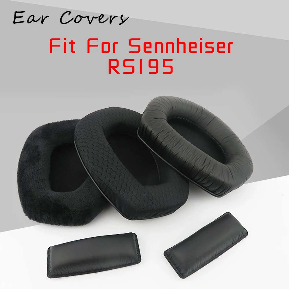 Ohr pads für Sennheiser Eapads RS195 RS 195 Stirnband Kopfhörer Polsterset Kissen Abdeckungen Samt Ohr Pad Ersatz Teile