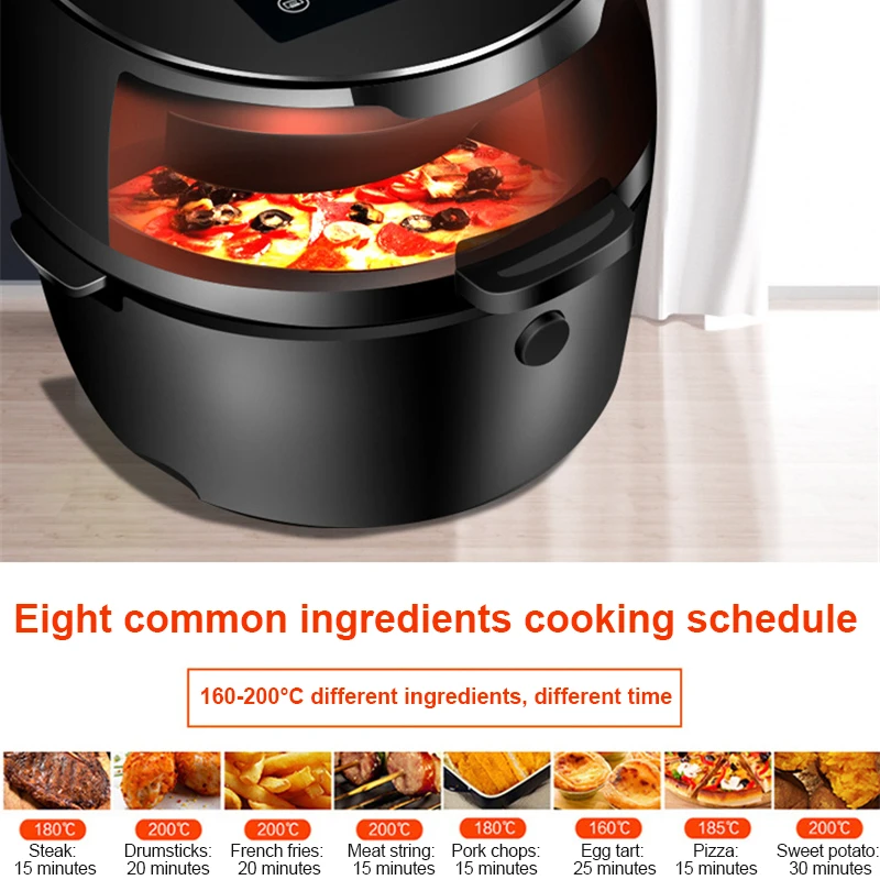 2023 neue Art Luft fritte use versand kostenfrei ohne Öl multifunktion ale Luft fritte use Ofen 360 ° Backen LED Touchscreen Fritte use Töpfe