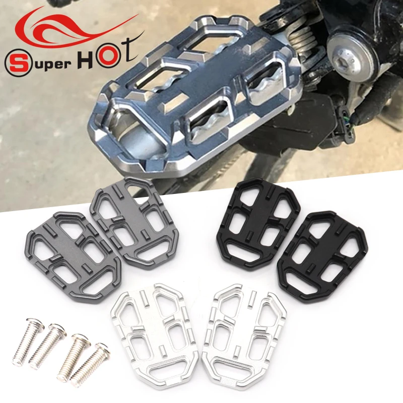 

For BMW R1200GS 2013-2018 G310GS 2018-2019 Motorcycle Billet Wide Foot Pegs Pedals Footrest Enlarge Footpeg