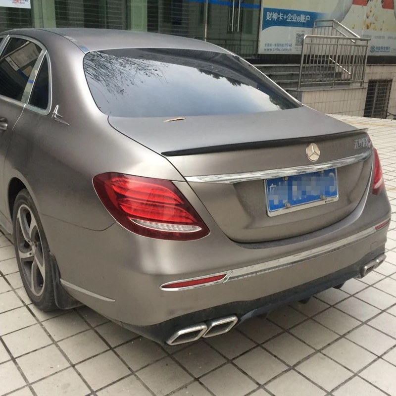 

Спойлер для Benz W213, высококачественный спойлер для заднего крыла автомобиля из АБС-пластика для Benz W213 E300 E320 E260 E63, спойлер 2015-2017