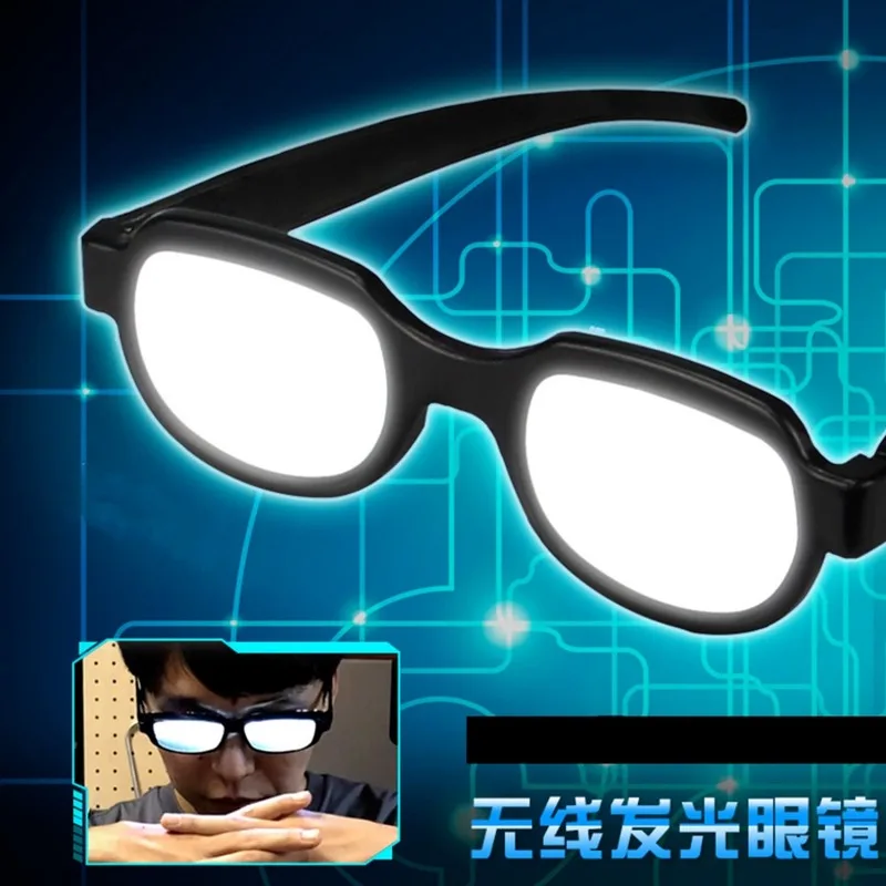 Groothandel Japan Anime Led Light Bril Eyewear Cosplay Kostuums Youtube Twitter Online Tonen Rekwisieten Detective Conan Cosplay Props