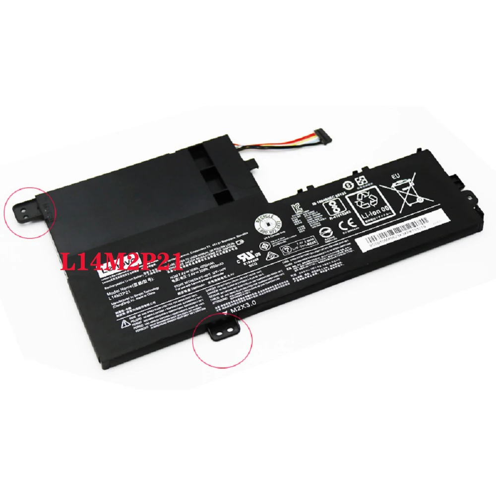 Original BATTERY L14M2P21 For Lenovo Yoga 500-15ISK S41-35 S41-70 U41-70 L14L2P21