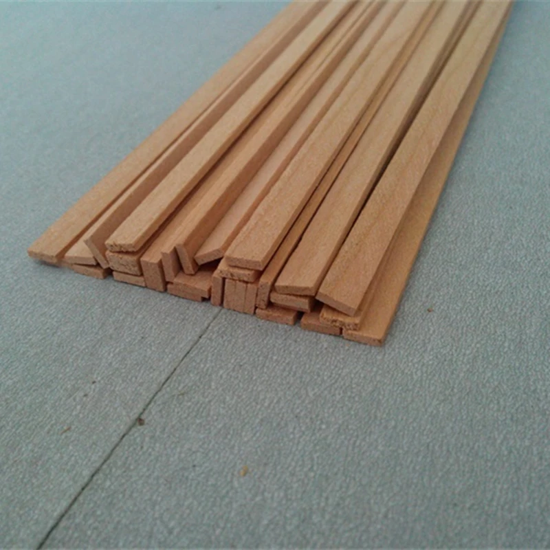 

30pcs/lot Custom Natural American Cherry Wood Slats Bar DIY Material 50cm Length 1/1.5/2/3/4/5/6/7/10mm Width 0.6-7mm Thick