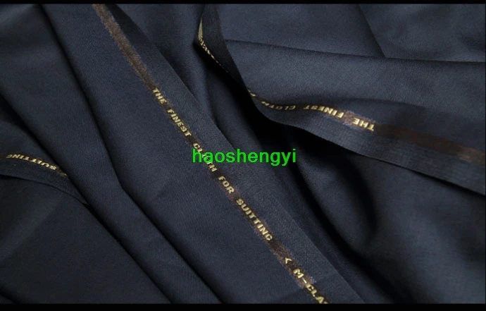 Italian high-quality imported twill texture spun wool garment fabric