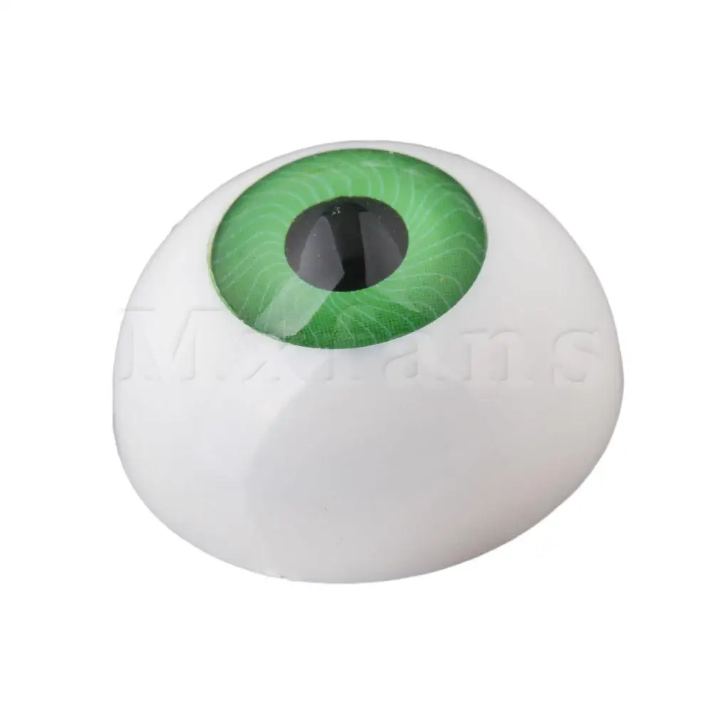 Mxfans 8X Acrylic Plastic Bear 26mm Puppet Eyeball Doll Making Half Round Exquisite