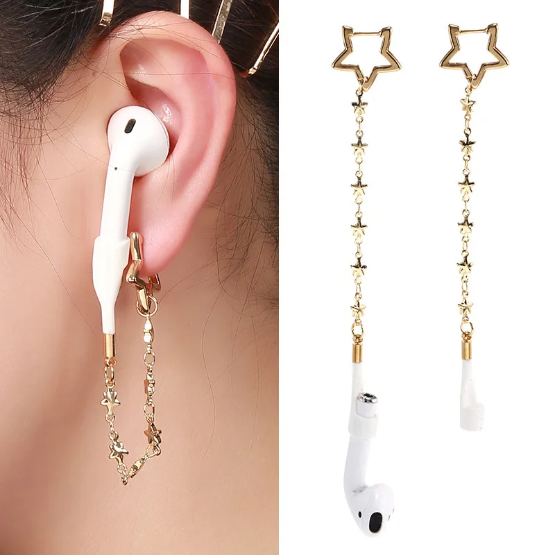 Pendientes antipérdida para Airpods 2, ganchos protectores para las orejas, accesorios para auriculares, Clip para la oreja antipérdida Unisex para