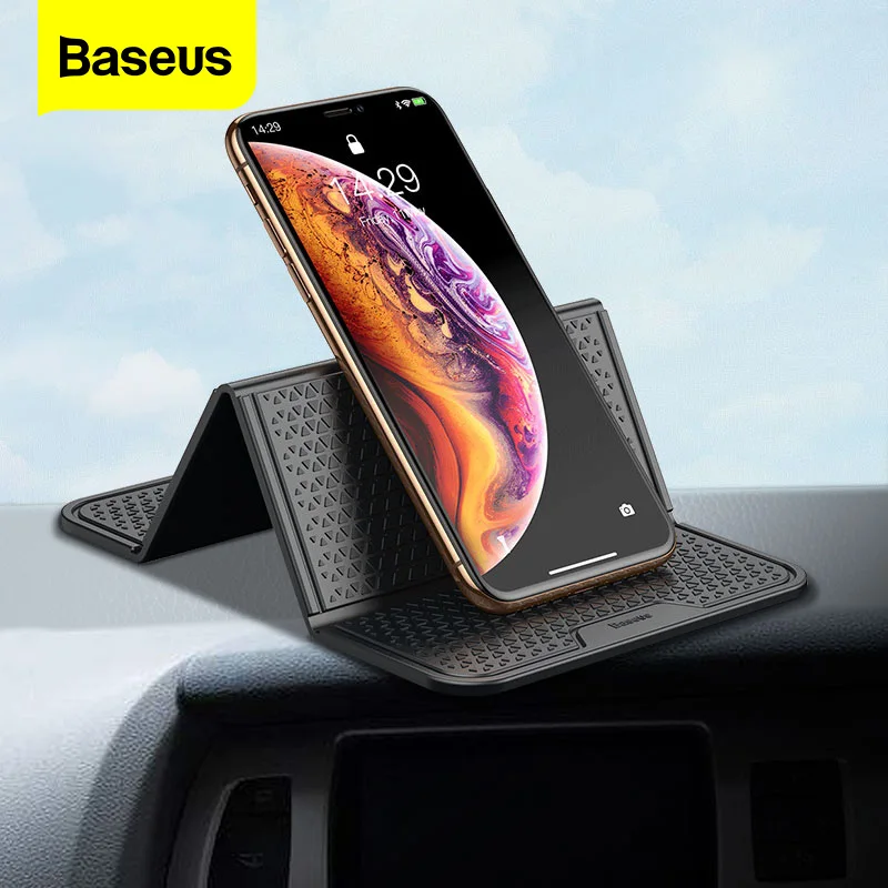 Baseus Universal Sticker Car Phone Holder Stand Multi-Function Nano Rubber Pad For iPhone Cell Phone Mount Car Holder Support