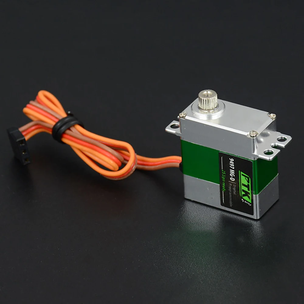 PTK 9497 MG-D Micro Digital Servo Servos Metal Steering Gear Coreless Motor for RC Cars Airplane Fixed Wing Helicopter Parts