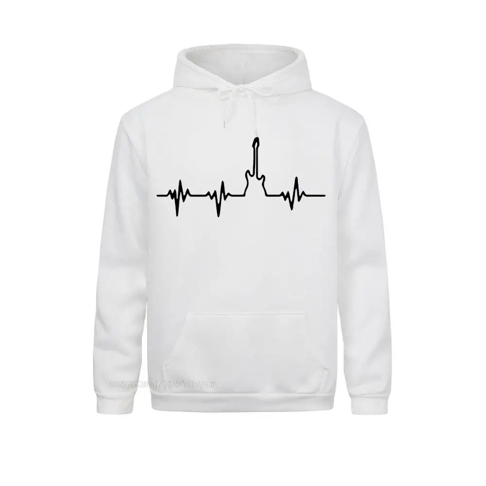 

Guitar Heartbeating Sarcastic Graphic Novelty Funny Harajuku Hoodies Men Cool Hip Hop Men Streetwear Loose Harajuku Men Cloth