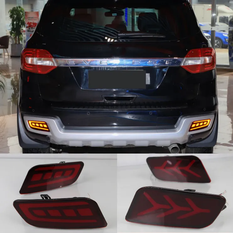 

Car LED Taillights Tail Light For Ford Everest 2016 2017 2018 2019 Back Lamps Brake Light Rear Fog Lights