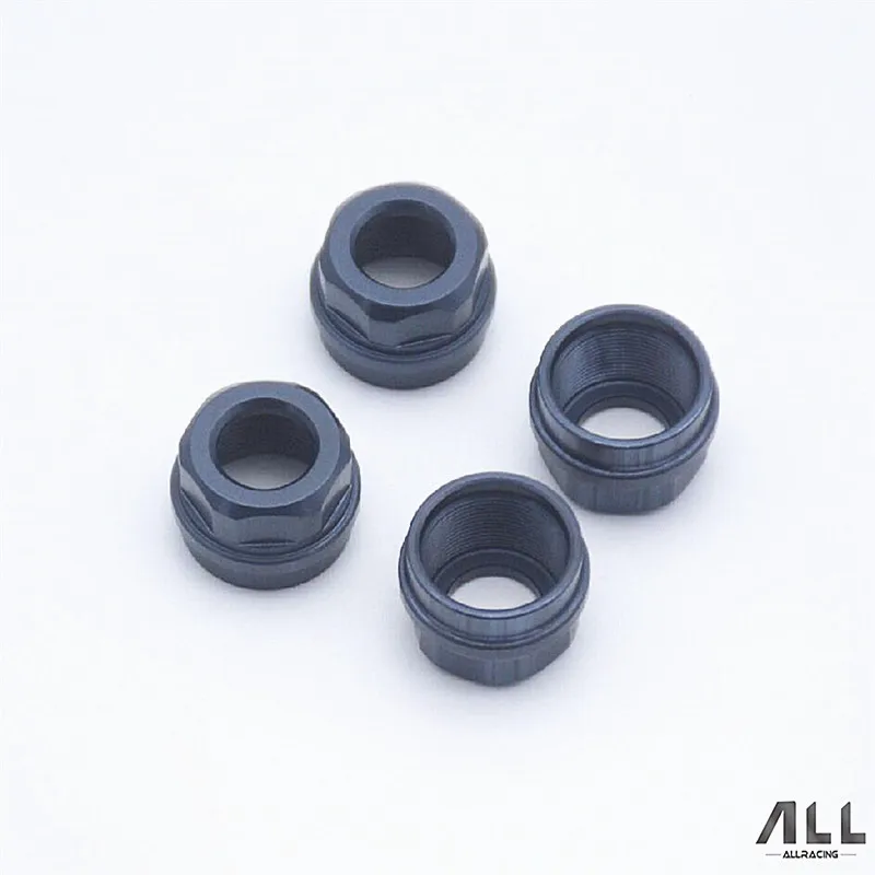 Shock Absorber Bottom Cover Alloy 7075 Shock Absorber Bottom Cover Spring Loaded Locknut For Tekno RC MT410 EB48.3