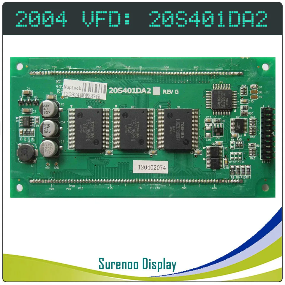 2004 20X4 204 Parallelle Seriële VFD Display Screen LCD Module Panel 20S401DA1 20S401DA2