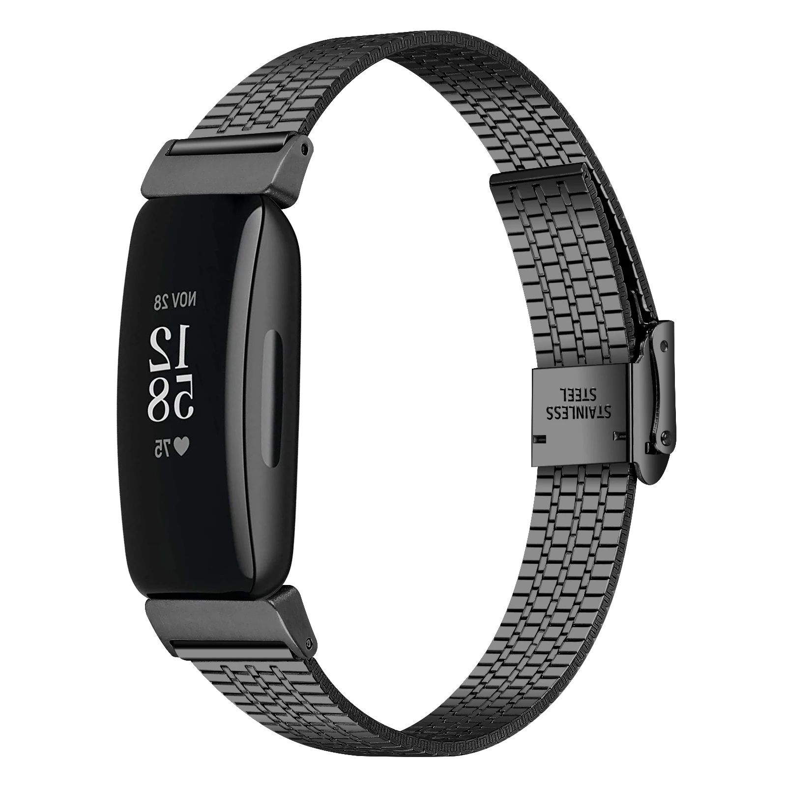 Stainless Steel Strap for Fitbit inspire / inspire hr Smart Bracelet Correa Seven-beads band for fitbit inspire 2 accessories image 3