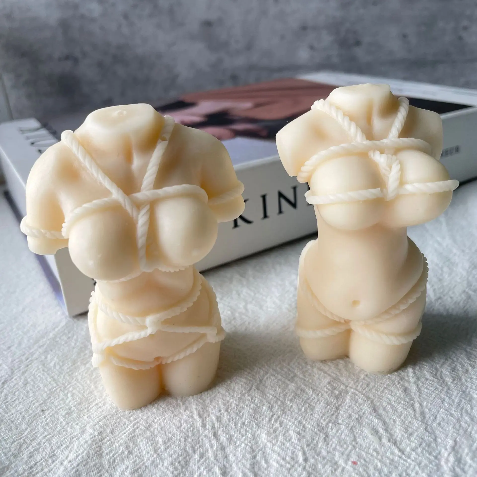 

Sexy Bundle Body Candle Silicone Mold for Handmade Desktop Decoration Gypsum Epoxy Resin Aromatherapy Candle Silicone Mould