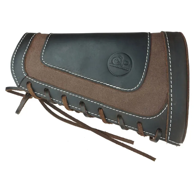 Leather Rifle Sling Shoulder Padding Tactical Strap And Shotgun Gun Buttstock Ammo Shell Holder For 5pcs 12 Gauge