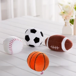 Learning & Education Stuffed Plush Toy baby Kids Colorful Ball Ring Rattle 0-1 year Football / Basketball / Soccer / Baseball