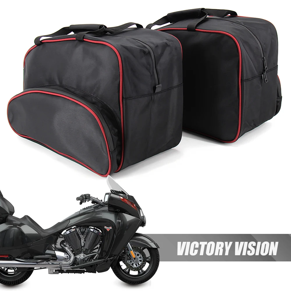 Motorcycle Side Box Inner Luggage Bags Bushing Saddlebag Liners Bag FOR Victory Vision 2008 2009 2010 2011 2012