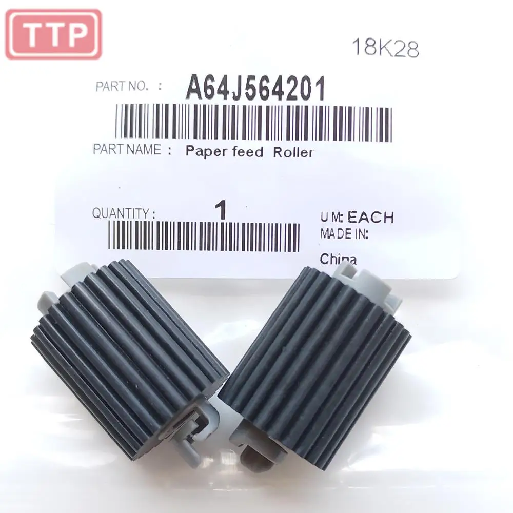 10PCs Original A64J564201 tray 1 & 2  Pickup Roller A64J-5642-01 bizhub BH C458E C558 C658 558E 658E BH458E for Konica Minolta