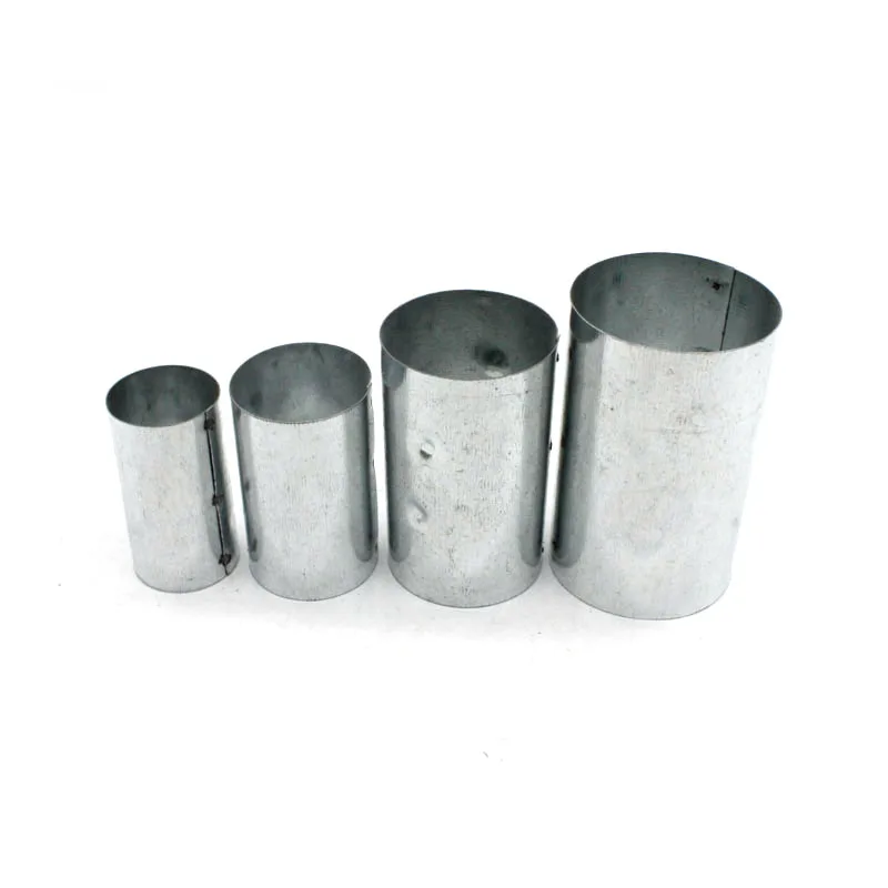 10pcs 35mm  Iron Casting Flasks With 1 Rubber Sprue Base Jewelry Casting Plaster Mold