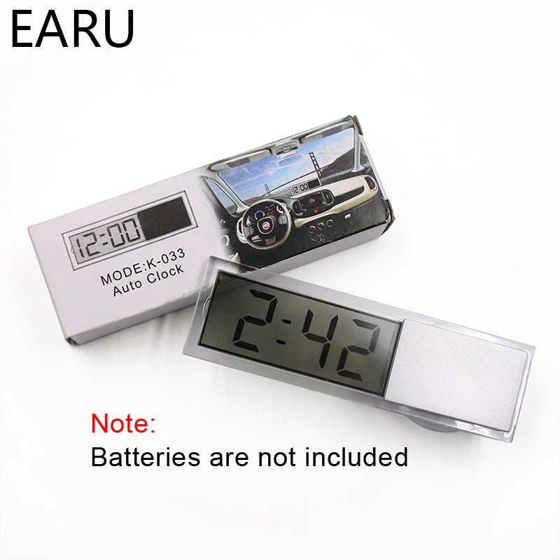 Mini Weather Station Automotive Thermometer Digital Car Temperature Instruments Wall Type Meter LCD Display