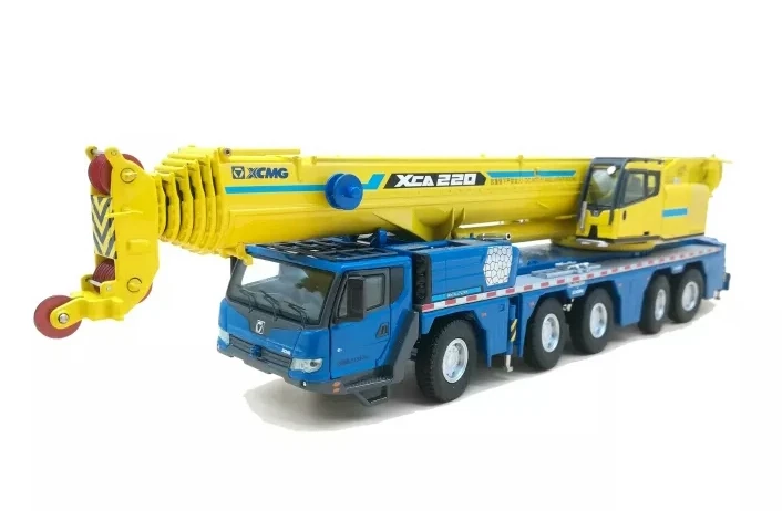 New Collectible Toy Model 1:50 XCMG XCA220 Mobile Heavy Crane Truck Engineering Machinery DieCast Toy Model For Decoration,Gift