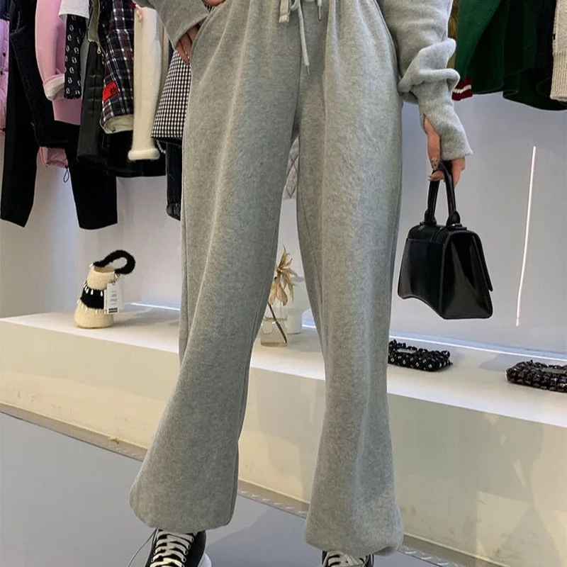 Pant Sets Women Casual Elastic Waist Cropped Hooded Pleated Solid Summer 2021 New Chic Fashionable Korean Style Ladies Outfit