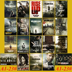 A1-23# Walking Dead 20/pcs PVC Sticker Home Decor Fridge Styling Wall Travel Suitcase Graffiti Styling Stickers