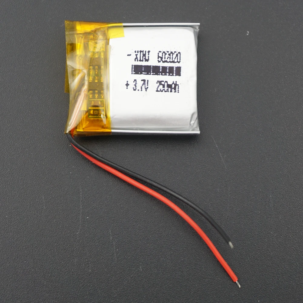 10 sztuk 3.7V 250 mAh 602020 polimerowy akumulator litowy Lipo komórka dla Mp3 3D okulary słuchawki Bluetooth głośnik inteligentne zegarki DIY