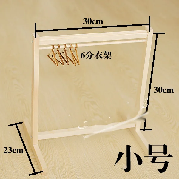 

1/6 1/4 1/3 Scale BJD Props Mini Clothes Stand With 5 Hangers Model For BJD/SD MSD SD13 SD17 SSDF Uncle Doll Accessories C0987