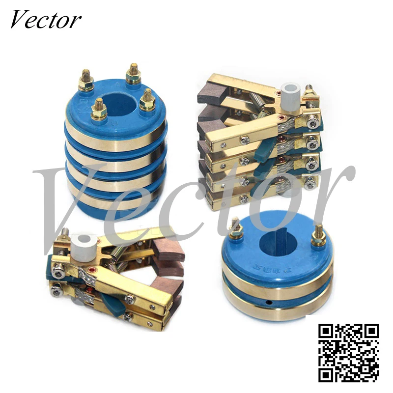 

2 Way 4 Way Collector Ring Copper Carbon Brush Frame Combination of Multilayer Slip Ring Pillow Packaging Machine Accessories Ro