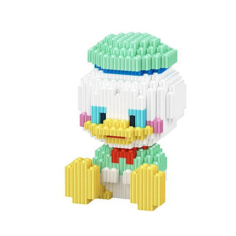 Disney Building Blocks Mickey Mouse Minnie Wedding Kawaii Friends Donald Duck Model Educational Cartoon Bricks Toy Children Gift