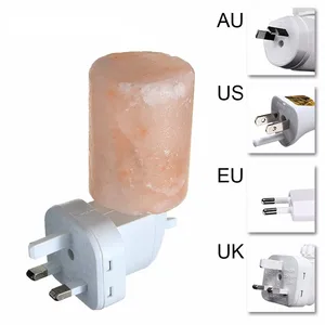 Natürliche Kristallhand geformtes Nachtlicht, Himalaya -LED -Lampe, Luftreinigung mit Stecker 12 Hauptverkäufe Luminaria Himalaya -Salz - №9