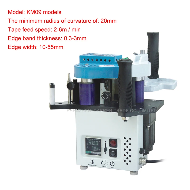 

KM09 Manual egde bander machine with speed control model singal unit with CE/English maual