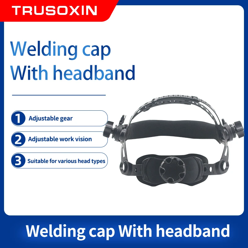 Solar Auto Darkening Welder Mask Accessories Square Hole Welding Wearing Helmet Headband