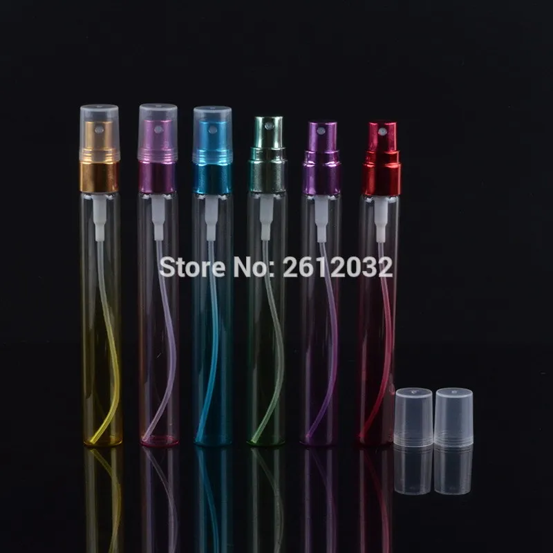 

200pcs 5ml 8ml 10ml Glass Mist Sprayer Empty Perfume Spray Bottles Refillable Container Atomizer for Cleaning, Essential Oil