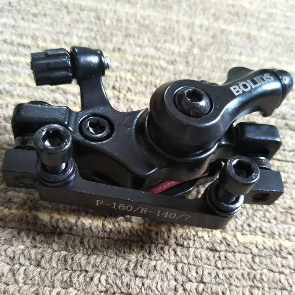 BOLIDS bicycle brake device mechanical disc brake bicycle parts line pulling disc brake F - 160 / R - 140 front disc brake