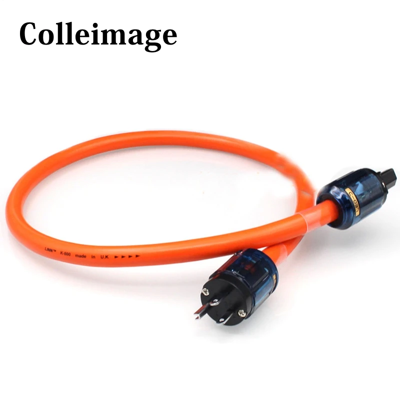 Colleimage Hifi Linn K800 5N OCC EU  US AC Power Cord Cable P-037 power plug C-37 Lec CD DVD VCDconnector power Cable