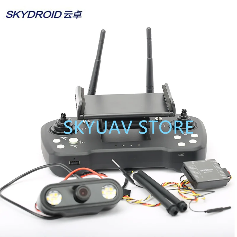 SKYDROID T12 remote control high resolution integrated with video/picture transmisson data transmission telemetry all in one