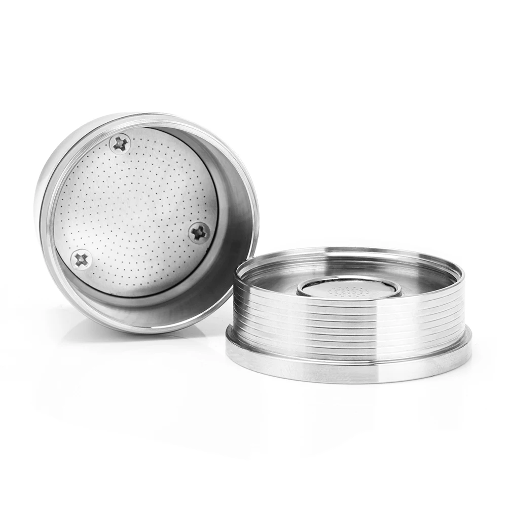 ICafilas Reusable Coffee Capsule Pod For illy X7.1 illy Y5 Mahine Stainless Steel Refillable Coffee Maker Filter