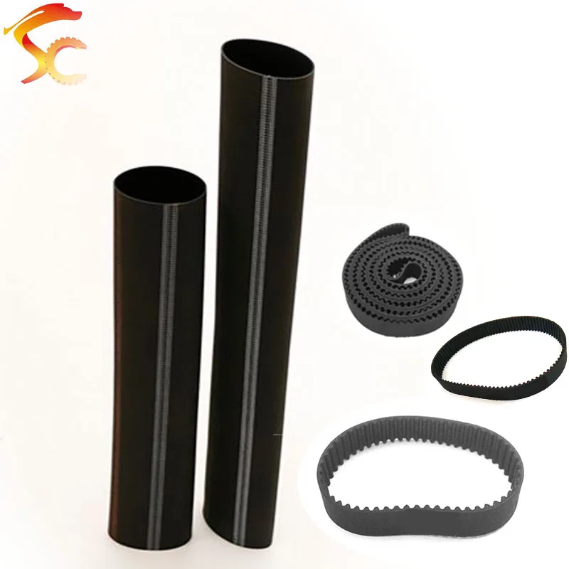 

5pcs GT2/2M 300 closed loop rubber 2GT timing belt Length 300mm width 90mm for 3D printer