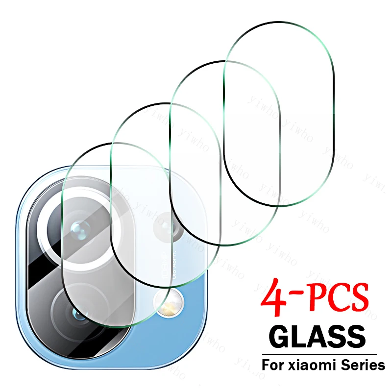 4PCS for Xiaomi Mi 11 Lite 5G / 4G 10T Camera Lens Film Protective Screen Protectors Tempered Glass 11i 11 Ultra Poco X3 M3 Pro